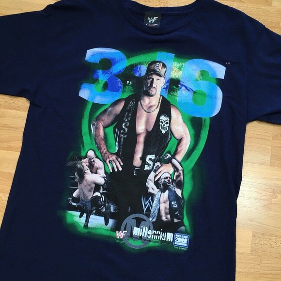 WWF Vintage Stone Cold Steve Austin T-Shirt L 2000